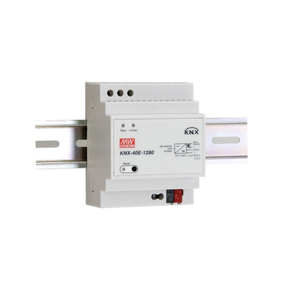 MEAN WELL KNX-40E Switch Mode DIN Rail Power Supply, 180 → 264V ac ac, dc Input, 30V dc dc Output, 1.28A Output,