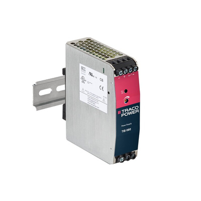 TRACOPOWER TIB 080 DIN Rail Power Supply, 85 → 264V ac ac Input, 48V dc dc Output, 1.7A Output, 80W