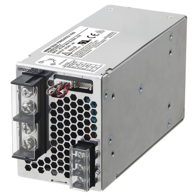 Omron S8JX-P Switch Mode DIN Rail Power Supply, 100 → 240V ac ac, dc Input, 12V dc dc Output, 27A Output, 300W