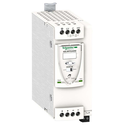 Schneider Electric Switch Mode DIN Rail Power Supply, 100 → 120V ac ac Input, 24V dc dc Output, 5A Output, 120W