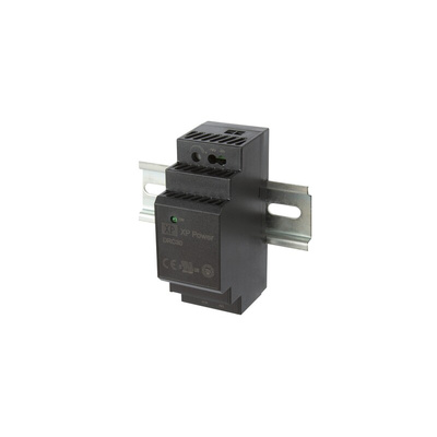XP Power DRC30 DIN Rail Power Supply, 85 → 264 V ac, 120 → 370 V ac ac Input, 24V dc dc Output, 1.5A