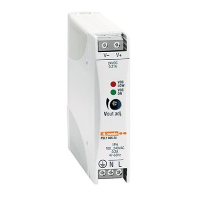 Lovato PSL DIN Rail Power Supply, 240V ac ac Input, 24V dc Output, 750mA Output