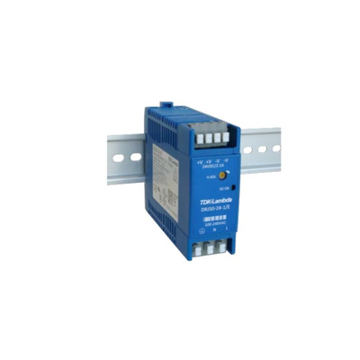 TDK-Lambda DRJ DIN Rail Power Supply, 85 → 264 V ac V dc, 120 → 370 V ac V dc ac, dc Input, 24V dc dc