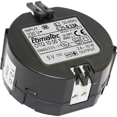 Comatec OTTO Switching Power Supply, 230V ac Input, 5V dc Output, 2A Output, 10W
