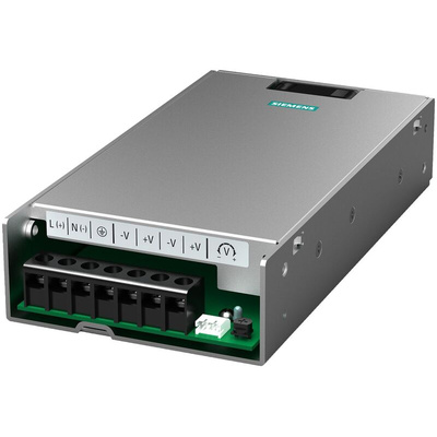Siemens 6EP1334 DIN Rail Power Supply, 90 → 132 V ac, 180 → 264 V ac ac Input, 24V dc dc Output, 14.6A