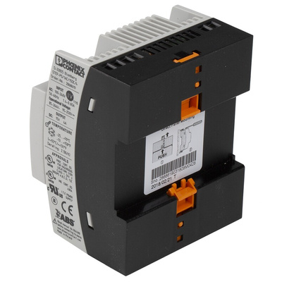 Phoenix Contact STEP-PS/1AC/15DC/4 Switch Mode DIN Rail Power Supply, 85 → 264V ac ac Input, 15V dc dc Output,