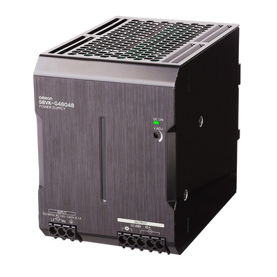 Omron S8VK-G Switch Mode DIN Rail Power Supply, 85 → 264V ac ac, dc Input, 48V dc dc Output, 10A Output, 480W