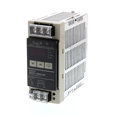 Omron S8VS Switch Mode DIN Rail Power Supply, 85 → 264V ac ac Input, 24V dc dc Output, 3.75A Output, 90W