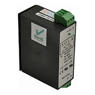 SolaHD SCP DIN Rail Power Supply, 85 → 264V ac ac, dc Input, ±15V dc dc Output, 1A Output, 30W