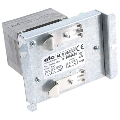ELC Open Frame Linear Power Supply, 400V ac Input, 24V dc Output, 800mA Output, 50VA