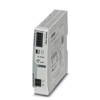 Phoenix Contact TRIO-PS-2G/1AC/12DC/5/C2LPS Switch Mode DIN Rail Power Supply ac Input, 12V dc dc Output, 5A Output, 60W
