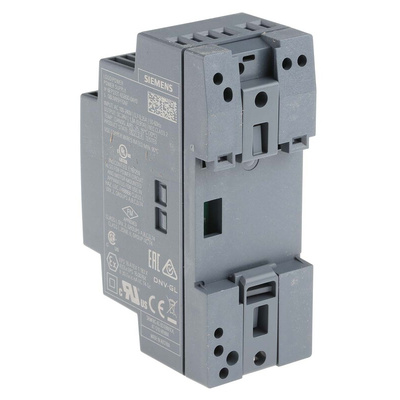 Siemens LOGO!POWER Switch Mode DIN Rail Power Supply, 100 → 240V ac ac Input, 24V dc dc Output, 1.3A Output, 31W