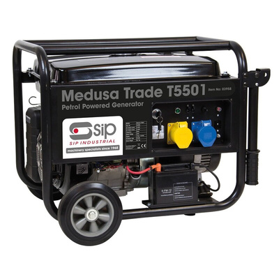 SIP 5000W Generator, 12 V dc, 230V ac Output, 83kg