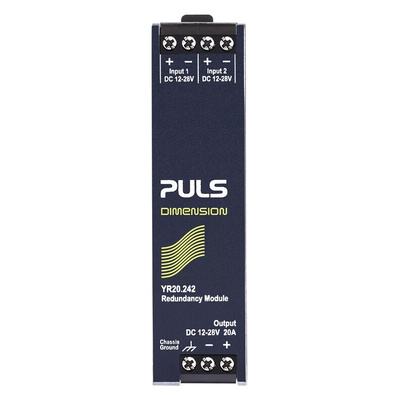 PULS Redundancy module, for use with N+1 Redundant Systems, 1+1 Redundant Systems