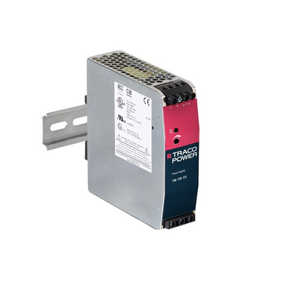 TRACOPOWER TIB 120 DIN Rail Power Supply, 85 → 264V ac ac Input, 24V dc dc Output, 5A Output, 120W