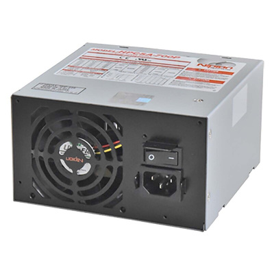 Nipron 600W ATX Power Supply, 85 → 264V ac Input, 0 V dc, 3.3 V dc, 5 V dc, 12 V dc, -12 V dc Output
