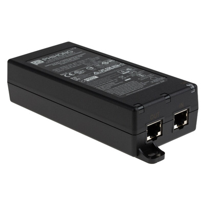 Phihong Single Port POE Injector, 240V ac Input, 56V dc Output, 536mA, 30W