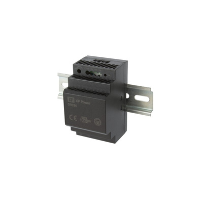 XP Power DRC60 DIN Rail Power Supply, 85 → 264 V ac, 120 → 370 V ac ac, dc Input, 5V dc dc Output, 6.5A