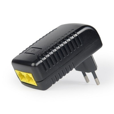 Oceansmile 2 Port POE Injector, 90 → 264V ac Input, 48.5 → 49.6V dc Output, 500mA