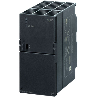 Siemens S7-300 Power Supply, 240V ac Input, 24V dc Output, 5A Output, 138W