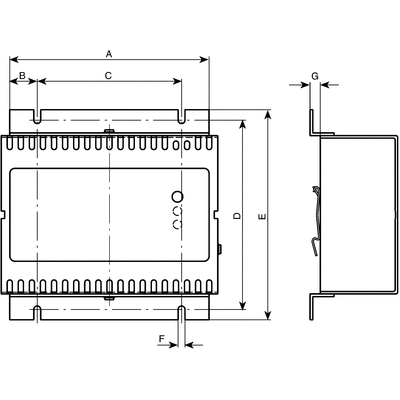 TRACOPOWER Mounting Kit, for use with TIS