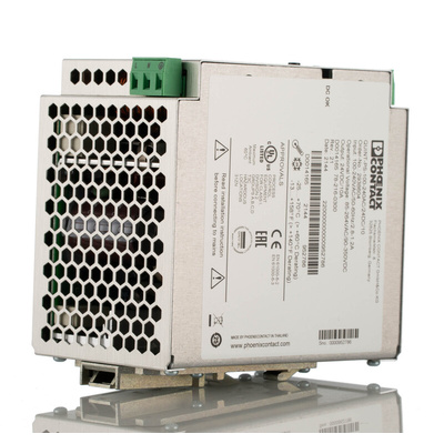 Phoenix Contact QUINT PS-100 Switch Mode DIN Rail Power Supply, 85 → 264V ac ac Input, 24V dc dc Output, 10A