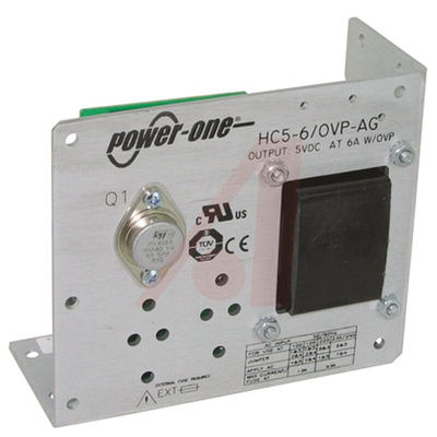BEL POWER SOLUTIONS INC Open Frame Linear Power Supply, 100 → 264V ac Input, 5V Output, 6A Output, 30W