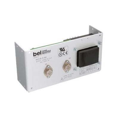 BEL POWER SOLUTIONS INC Open Frame Linear Power Supply, 100 → 264V ac Input, -15 V, 15 V Output, 3A Output, 90W