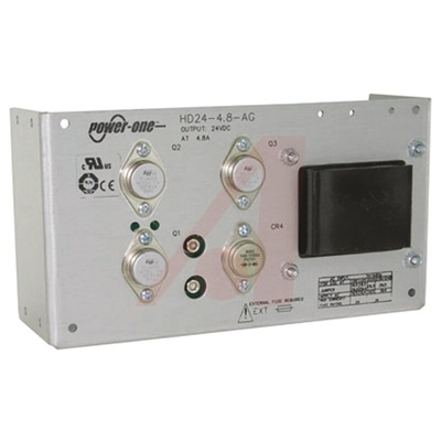 BEL POWER SOLUTIONS INC Open Frame Linear Power Supply, 100 → 264V ac Input, 24V Output, 4.8A Output, 115.2W