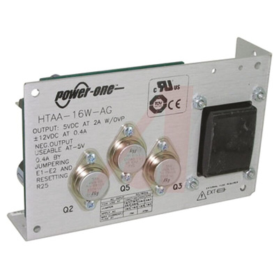 BEL POWER SOLUTIONS INC Open Frame Linear Power Supply, 100 → 264V ac Input, -5 V, 5 V, 12 V Output, 2 A, 400 mA