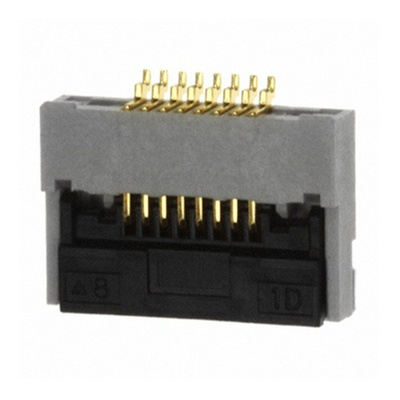 KYOCERA, 6288 0.5mm Pitch 8 Way Right Angle Male FPC Connector, Bottom Contact
