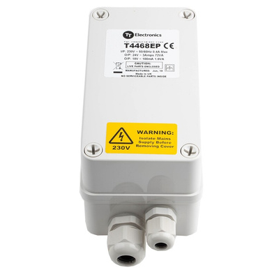 RS PRO Enclosed Linear Power Supply, 230V ac Input, 24V ac Output, 3A Output, 72VA