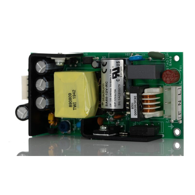 RS PRO Switching Power Supply, 12V dc, 5A, 60W, 1 Output, 100 → 230V ac Input Voltage