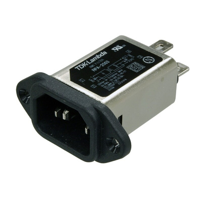 TDK-Lambda Inlet Filter, for use with Single Phase Power Supply