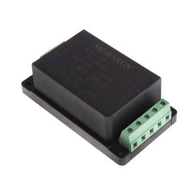 RS PRO AC-DC Converter, 12V dc, 2.1A, 25W, 1 Output, 264 V ac, 370 V dc Input Voltage
