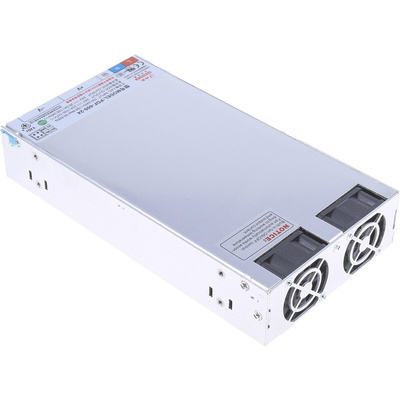 RS PRO Switching Power Supply, 24V dc, 26.5A, 600W, 1 Output, 90 → 264V ac Input Voltage