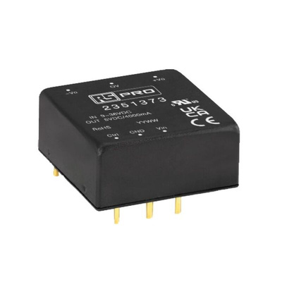 RS PRO Embedded Switch Mode Power Supply (SMPS), 5V dc, 4A, 20W, 1 Output, 9 → 36V dc Input Voltage