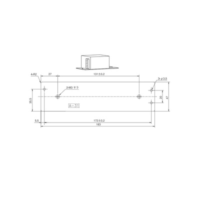 TDK-Lambda Mounting Bracket, for use with HMS150, HWS150A, HMS Series