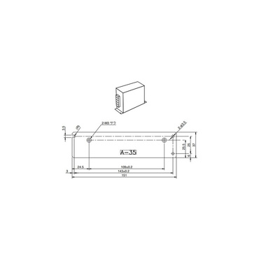TDK-Lambda Mounting Bracket, for use with RWS150B, RWS-B Series