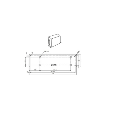 TDK-Lambda Mounting Bracket, for use with RWS600B, RWS-B Series