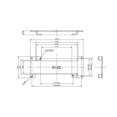 TDK-Lambda Mounting Bracket, for use with ZWS15B