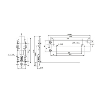 TDK-Lambda Mounting Bracket, for use with HMS50, HWS50A, RWS100B, RWS150B, HMS Series