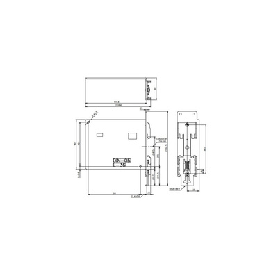 TDK-Lambda Mounting Bracket, for use with RWS100B, RWS-B Series