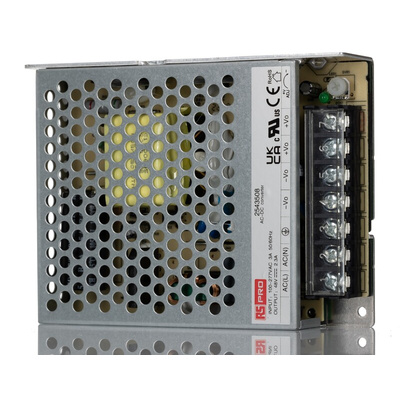 AC-DC Power Supply, 48V dc, 2.3A, 100W, 1 Output, 120 → 430V dc Input Voltage