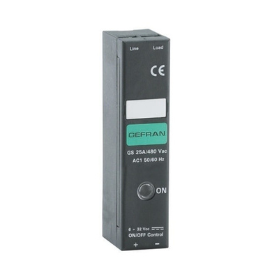 Gefran 25 A Solid State Relay, Zero Crossing, Panel Mount, SCR, 530 V ac Maximum Load