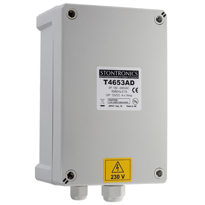 RS PRO Switching Power Supply, 12V dc, 4A, 60W, Quad Output, 100 → 240V ac Input Voltage