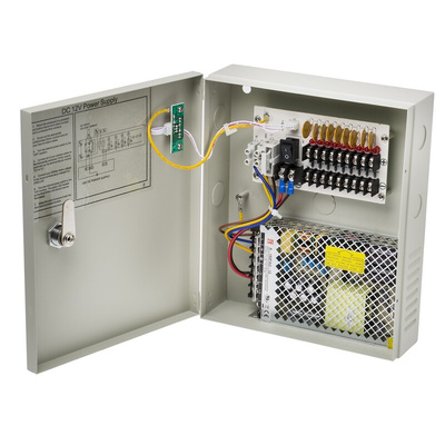 RS PRO Switching Power Supply, 12V dc, 10A, 120W, 9 Output, 100 → 240V ac Input Voltage