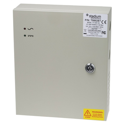 RS PRO Switching Power Supply, 12V dc, 10A, 120W, 9 Output, 100 → 240V ac Input Voltage
