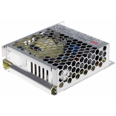 MEAN WELL Switching Power Supply, LRS-50-5, 5V dc, 10A, 50W, 1 Output, 85 → 264V ac Input Voltage