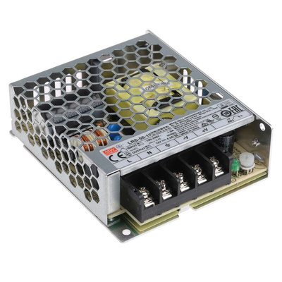 MEAN WELL Switching Power Supply, LRS-50-12, 12V dc, 4.2A, 50W, 1 Output, 120 → 373 V dc, 85 → 264 V ac